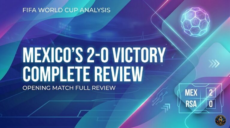 A Complete Review of Mexico’s 2-0 Opening Victory Over South Africa