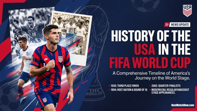 The History of the USA in the FIFA World Cup Banner 2026